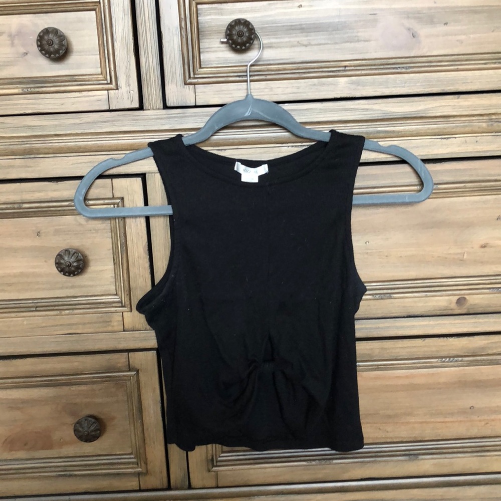 Front Tie Crop Top